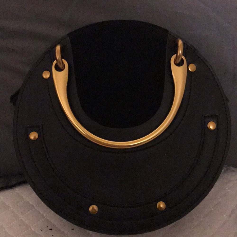 🌟Black and gold round bag🌟